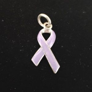 Beaucoup Designs Pancreatic Cancer Ribbon Charm